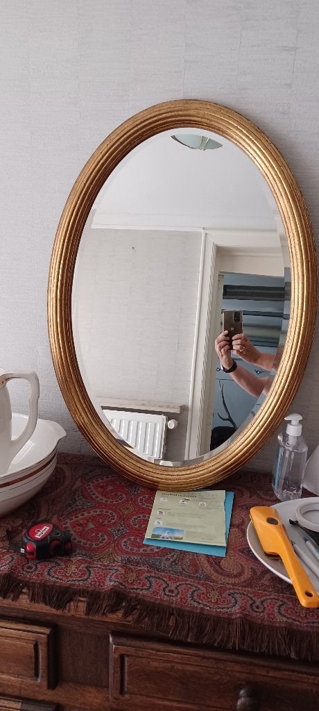 spiegel, Moins de 100 cm, Comme neuf, Enlèvement, 50 à 75 cm