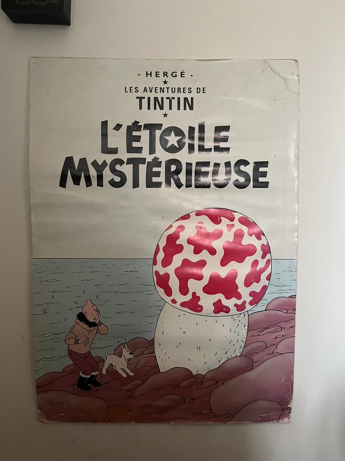 Kuifje poster, Verzamelen, Ophalen, Zo goed als nieuw