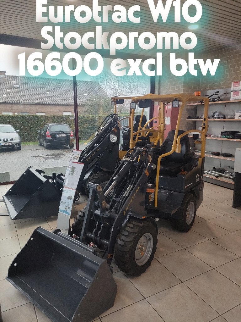 Eurotrac wiellader W10,11,12,13 aan huis geleverd, Ophalen