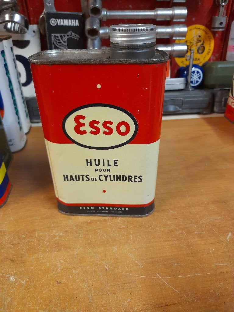 ancien bidon huile vide esso hauts de cylindres, Enlèvement ou Envoi, Utilisé, Autres types