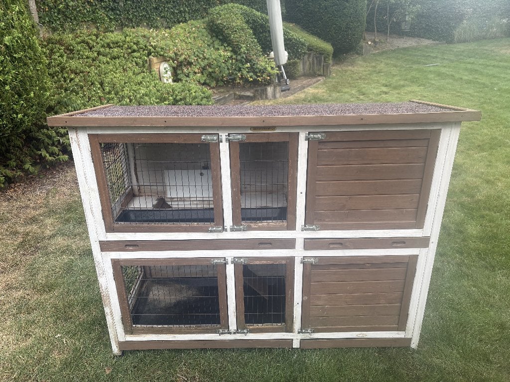 Konijnenhok Duplex, Dieren en Toebehoren, Knaagdieren en Konijnen | Hokken en Kooien, Ophalen, Gebruikt, Hok, Hamster