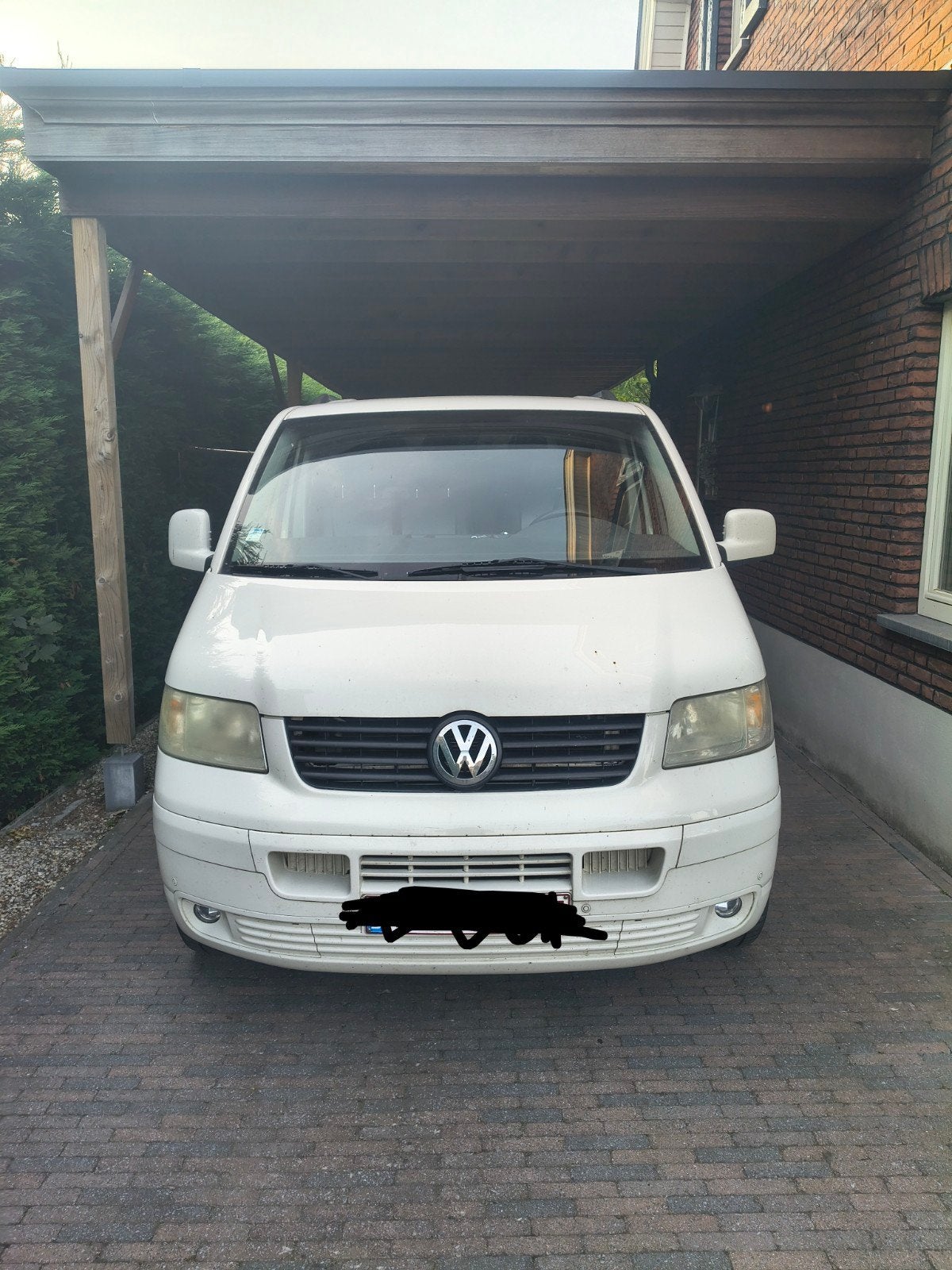 VW Transporter T5 - 1.9TDI lichte vracht/6zitplaatsen/1ste v, Autos, Achat, 4 portes, Noir, Diesel