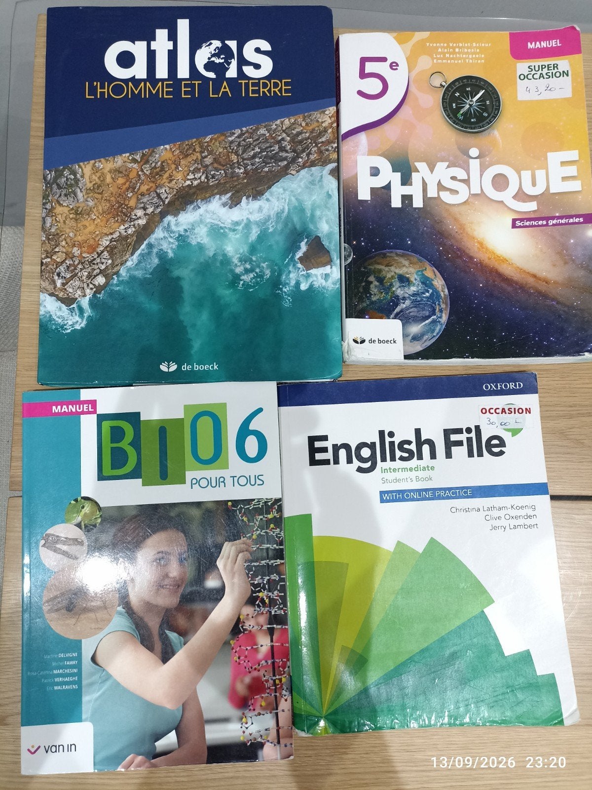 manuels scolaires, Livres, Enlèvement, Utilisé, Secondaire, Biologie