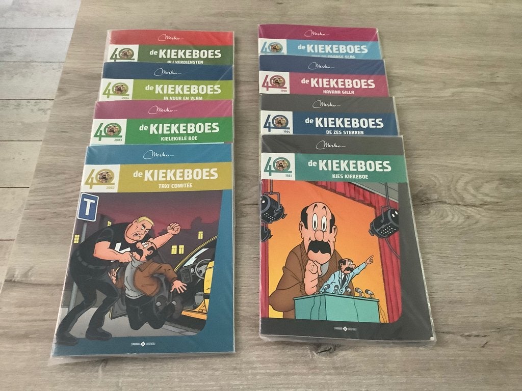 De Kiekeboes 40 jaar verschillende strips (2017), Boeken, Merho, Nieuw, Ophalen of Verzenden, Meerdere stripboeken