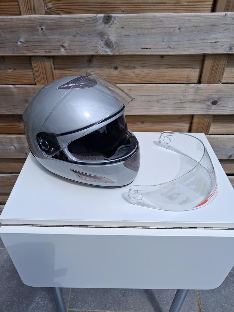 Integraalhelm Crevits 55-56, Motoren, Kleding | Motorhelmen, Ophalen, Tweedehands, Integraalhelm, Overige merken