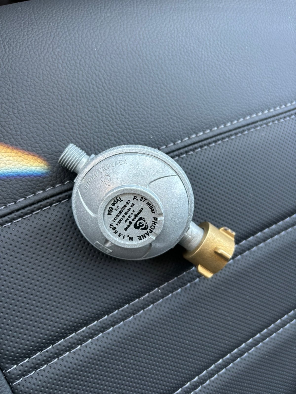 Relaxeur pour bouteilles de gaz. Propane, Caravanes & Camping, Enlèvement, Comme neuf