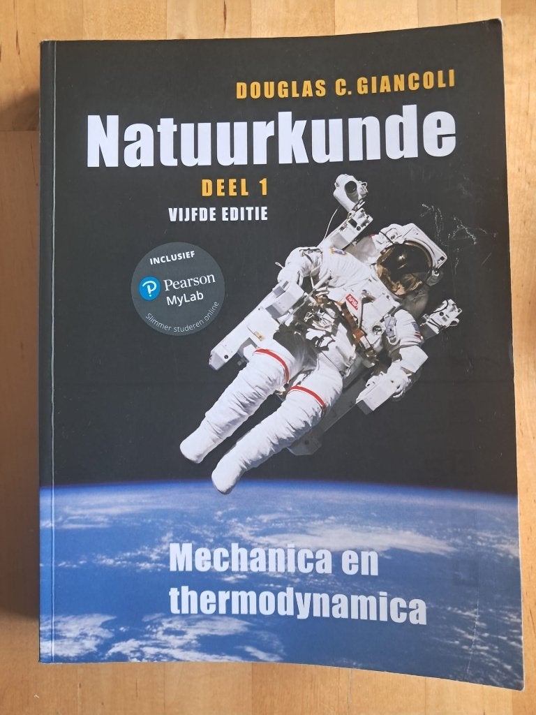 Douglas C. Giancoli – Natuurkunde Deel 1, 5e editie, Boeken, Ophalen of Verzenden, Zo goed als nieuw, Natuurwetenschap, Douglas C. Giancoli