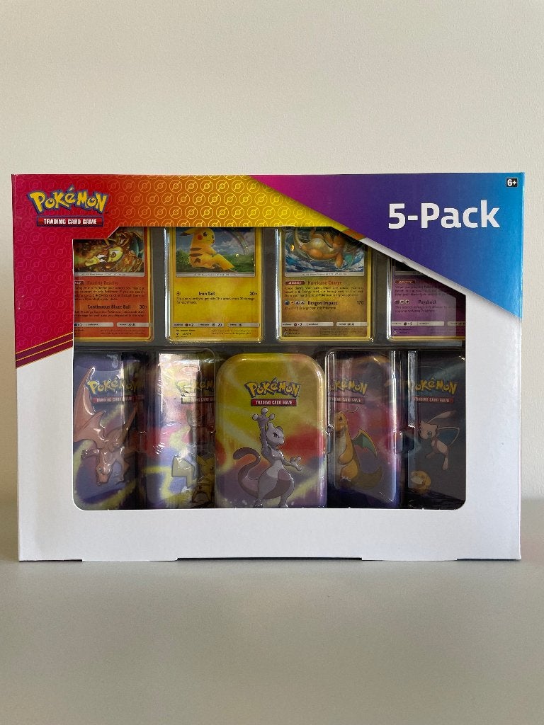 Zeldzame Pokemon Kanto Power Mini Tin 5-Pack Box - NIEUW!, Ophalen of Verzenden, Nieuw, Overige typen, Foil