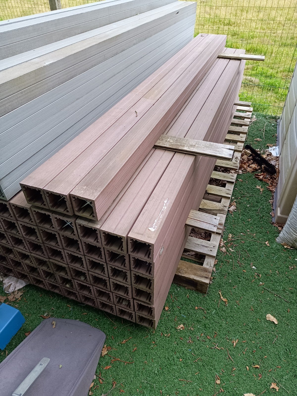 tuinpalen composiet, Ophalen, Palen