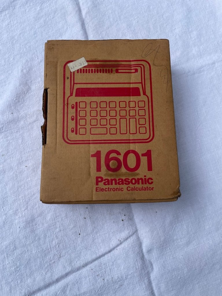 Calculatrice Panasonic 1601 vintage, Collections, Appareils électroniques, Envoi, Ordinateurs et Machines à calculer