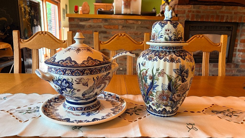 porcelaine vieux rhodes  Boch, Antiek en Kunst, Ophalen