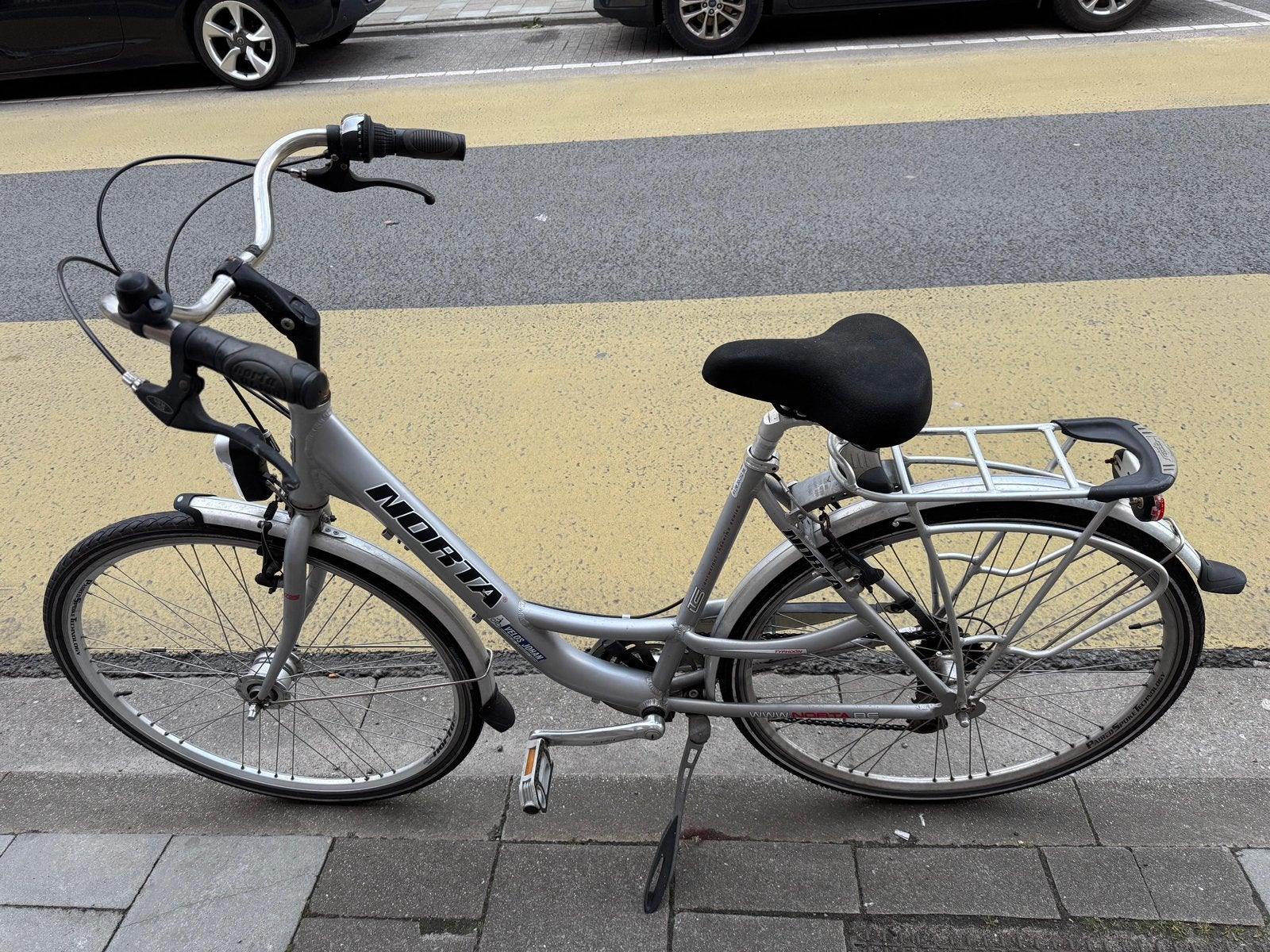 Norta Typhoon Dames Fiets, Vélos & Vélomoteurs, Accès (extra) bas, Autres marques, Comme neuf, Enlèvement