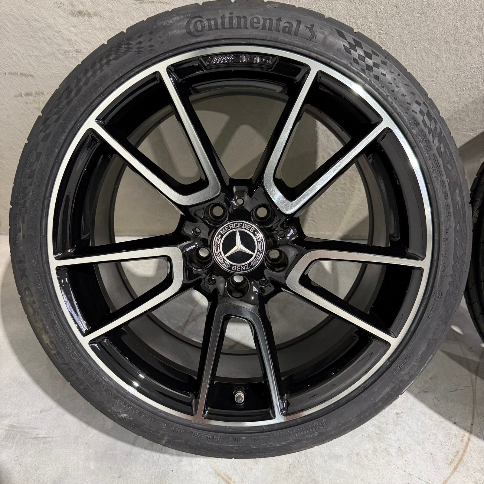 19 inch Origineel Mercedes C klasse W205 velgen met banden, 19 inch, Gebruikt, Banden en Velgen, Ophalen of Verzenden