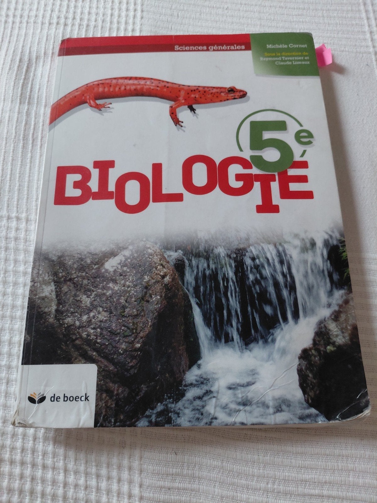 manuel de biologie 5ème, Livres, Livres scolaires, Enlèvement ou Envoi, Biologie