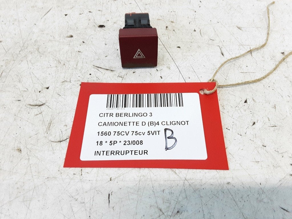 SCHAKELAAR Citroën Berlingo (01-2008/04-2021), Gebruikt, Citroën, Kontakt-citroen@citroen.com, Citroën Deutschland GmbH