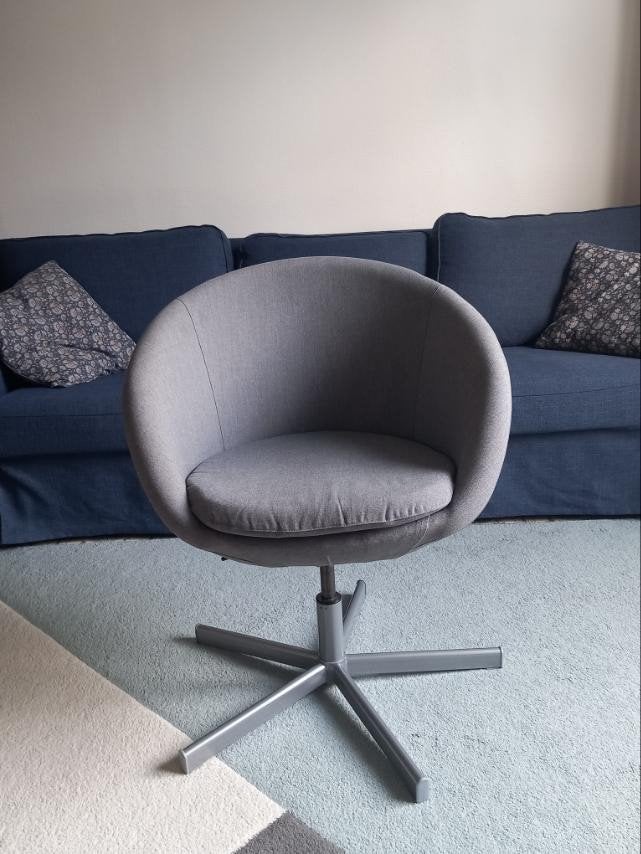 Chaise bureau IKEA, Ophalen, Grijs