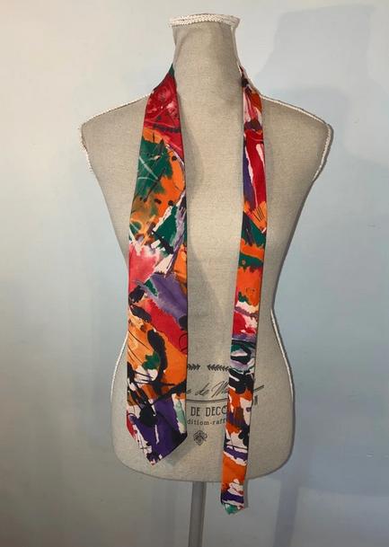 Vintage stropdas, Kleding | Heren, Stropdassen, Vintage, Oranje, Ophalen of Verzenden, Zo goed als nieuw