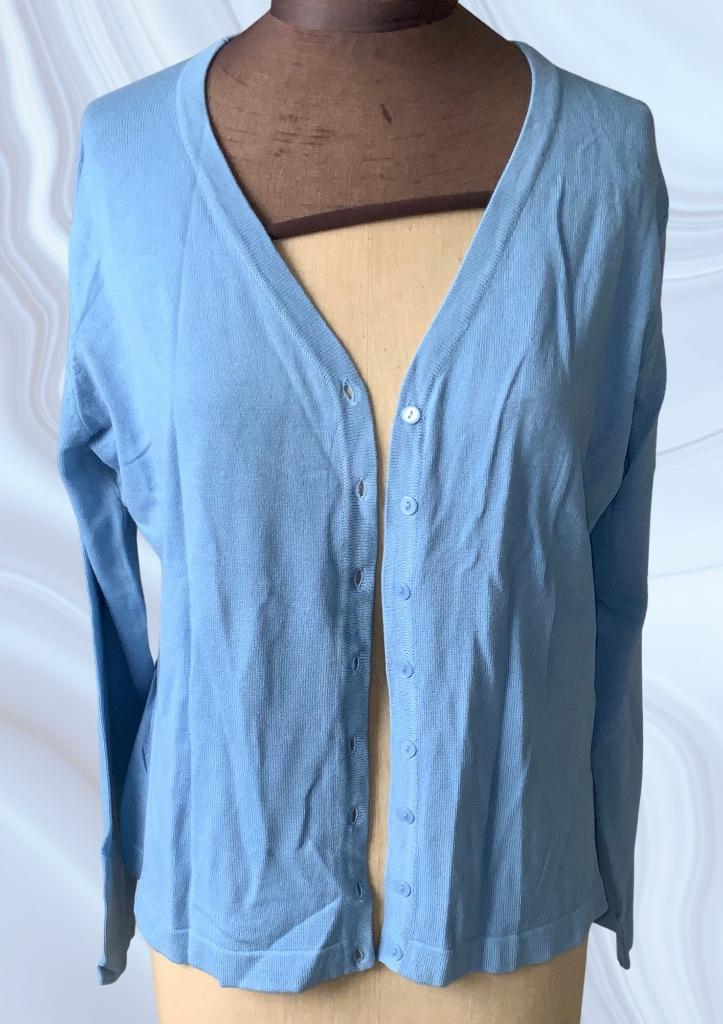 Cardigan, gilet maat xl, Verzenden, Zo goed als nieuw, Maat 46/48 (XL) of groter, Blauw