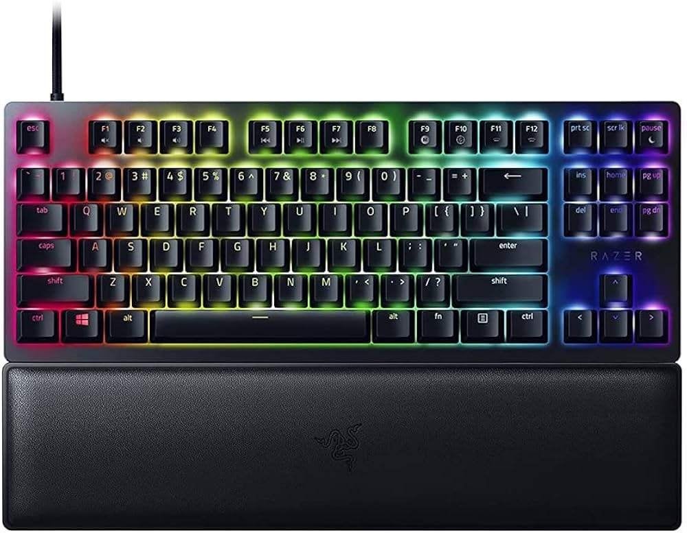 Razer Huntsman V2 Tenkeyless – Clavier Gaming Mécanique RGB, Informatique & Logiciels, Claviers, Ergonomique, Enlèvement