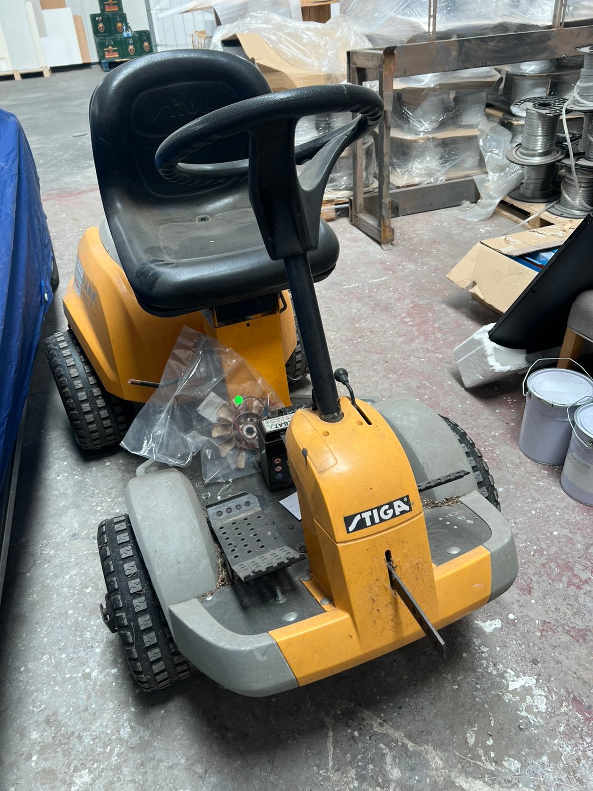 Stiga park compact 16 | met werk aan, Enlèvement, Utilisé