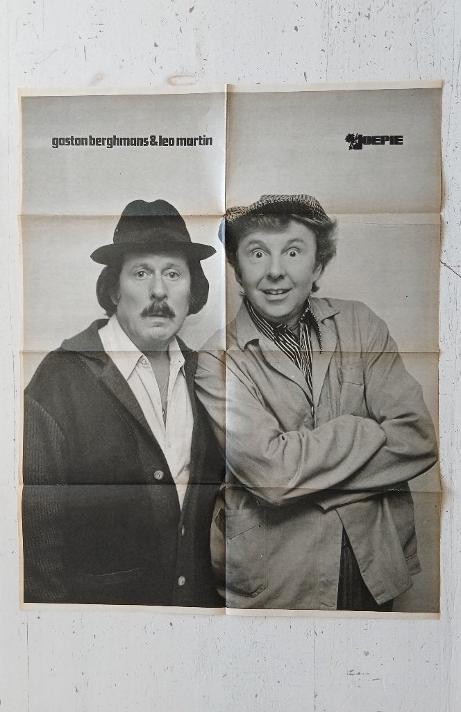 Joepie Poster van Will Tura en Leo Martin & Gaston Berghmans, Verzamelen, Ophalen, Gebruikt, Overige vormen, Film en Tv