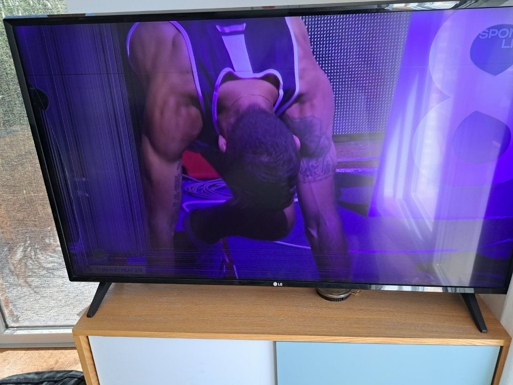 smart tv LG43UM7050PLF, Ophalen, 100 cm of meer, Gebruikt, LED