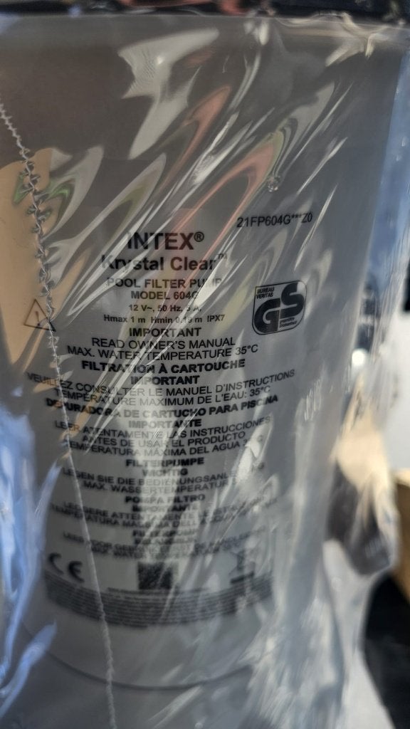 Filterpomp crystal clear van intex, Ophalen, Nieuw, Zwembadpomp