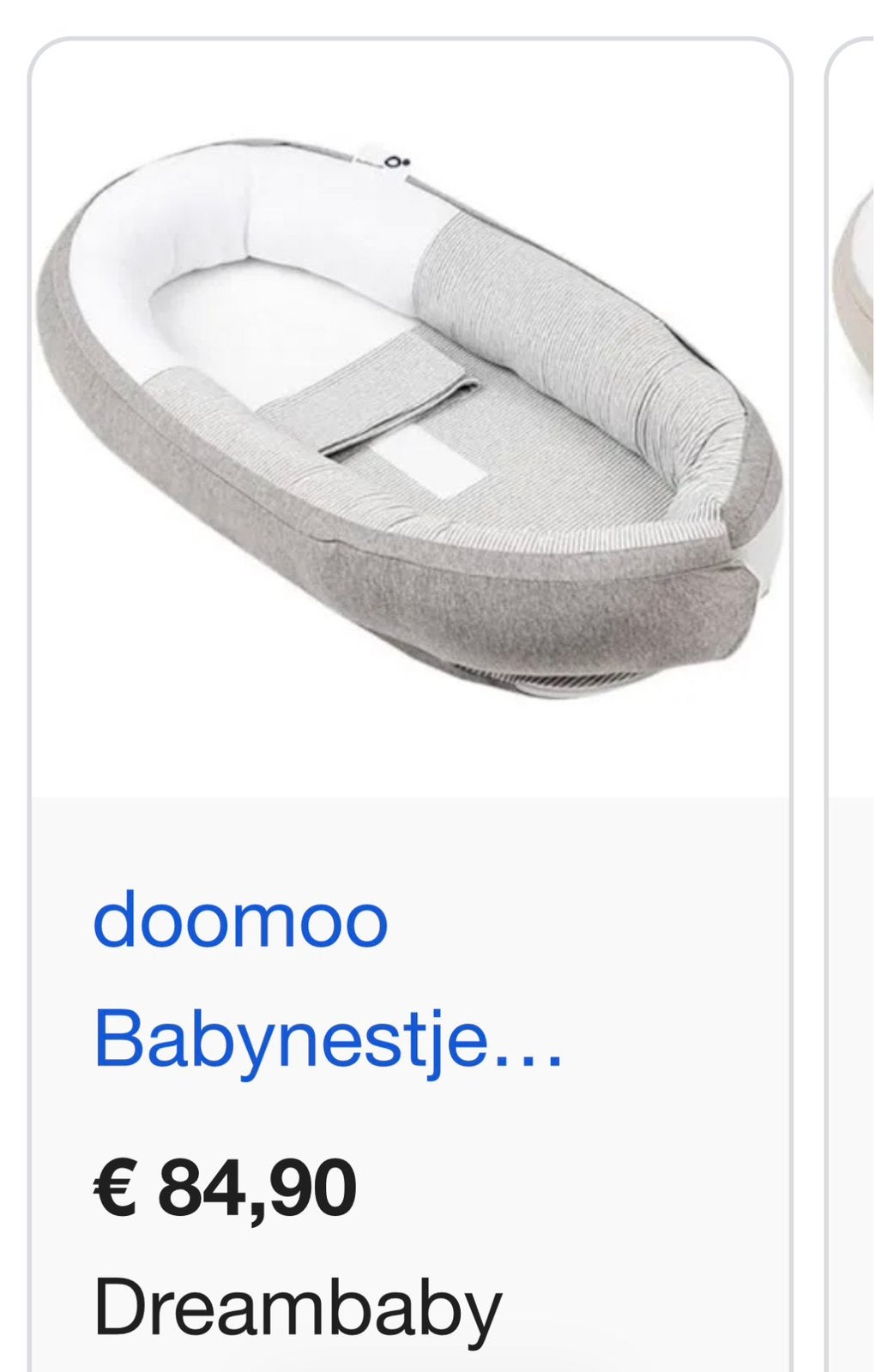 Coussin Domoo Cocoon + Domoo Cocoon pad, Enfants & Bébés, Couvertures, Sacs de couchage & Produits pour emmailloter, Enlèvement