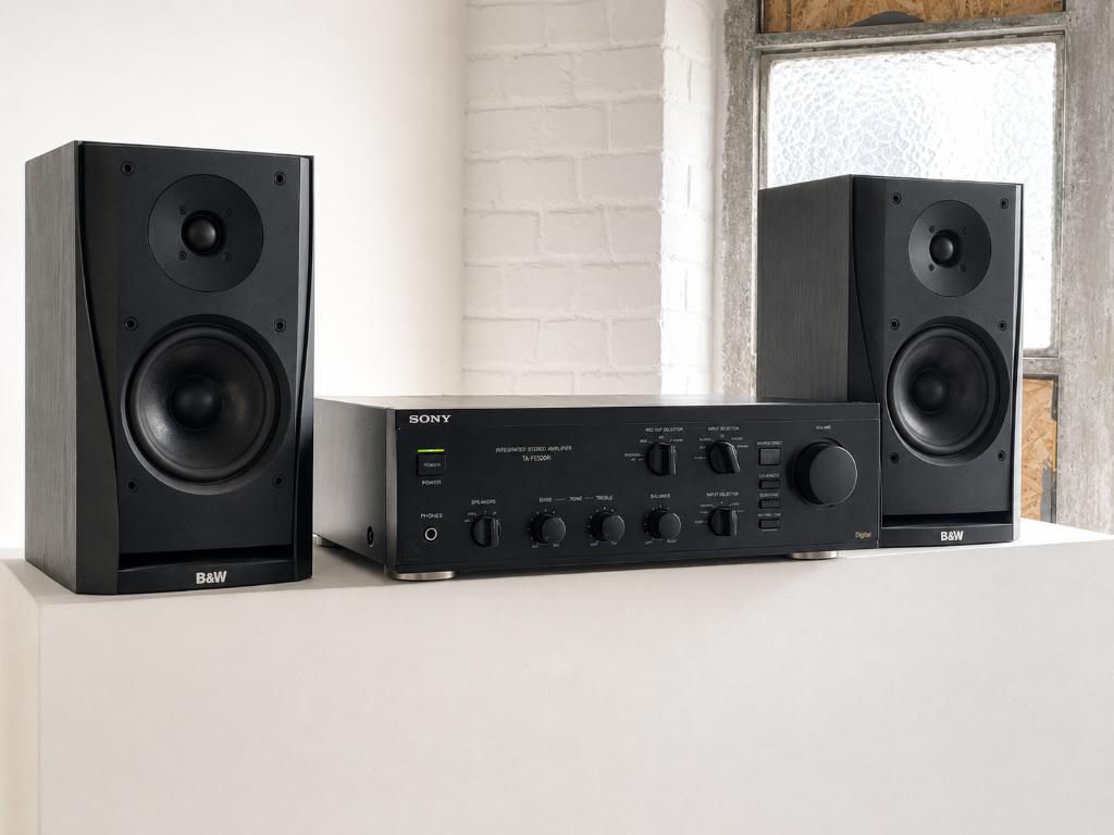 Sony en B&W DM302 hifi-set, Audio, Tv en Foto, Stereoketens, Ophalen of Verzenden, Speakers, Sony, Losse componenten