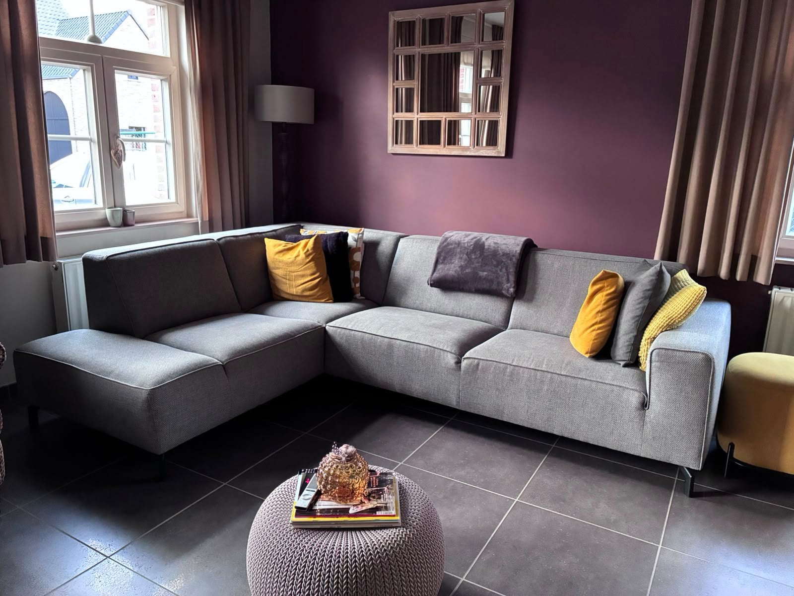 Salon met longchair, Huis en Inrichting, Ophalen, Gebruikt, Kunststof
