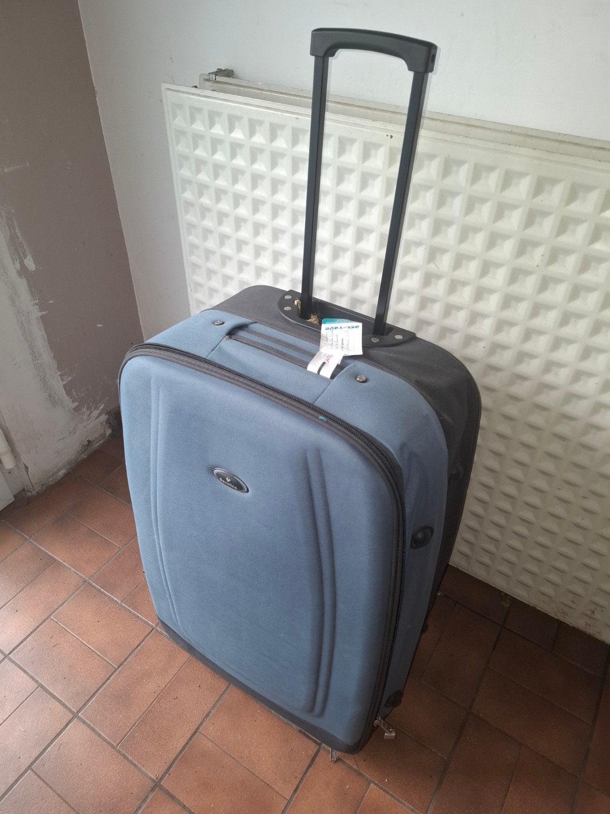 Grande valise Saxoline à roulettes, Bijoux, Sacs & Beauté, Valises, Enlèvement, Neuf, Plastique dur, Roulettes