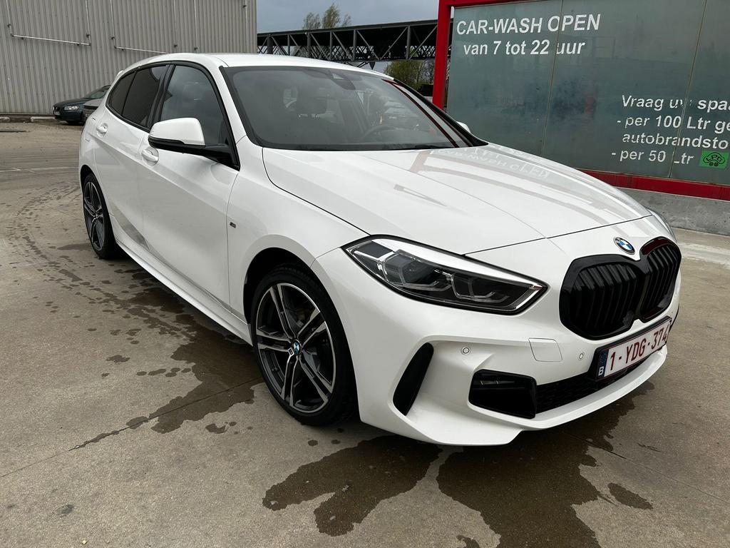 Dikke bmw 116d Automaat M-pack Full, 1 Reeks, Wit, Leder, 5 deurs