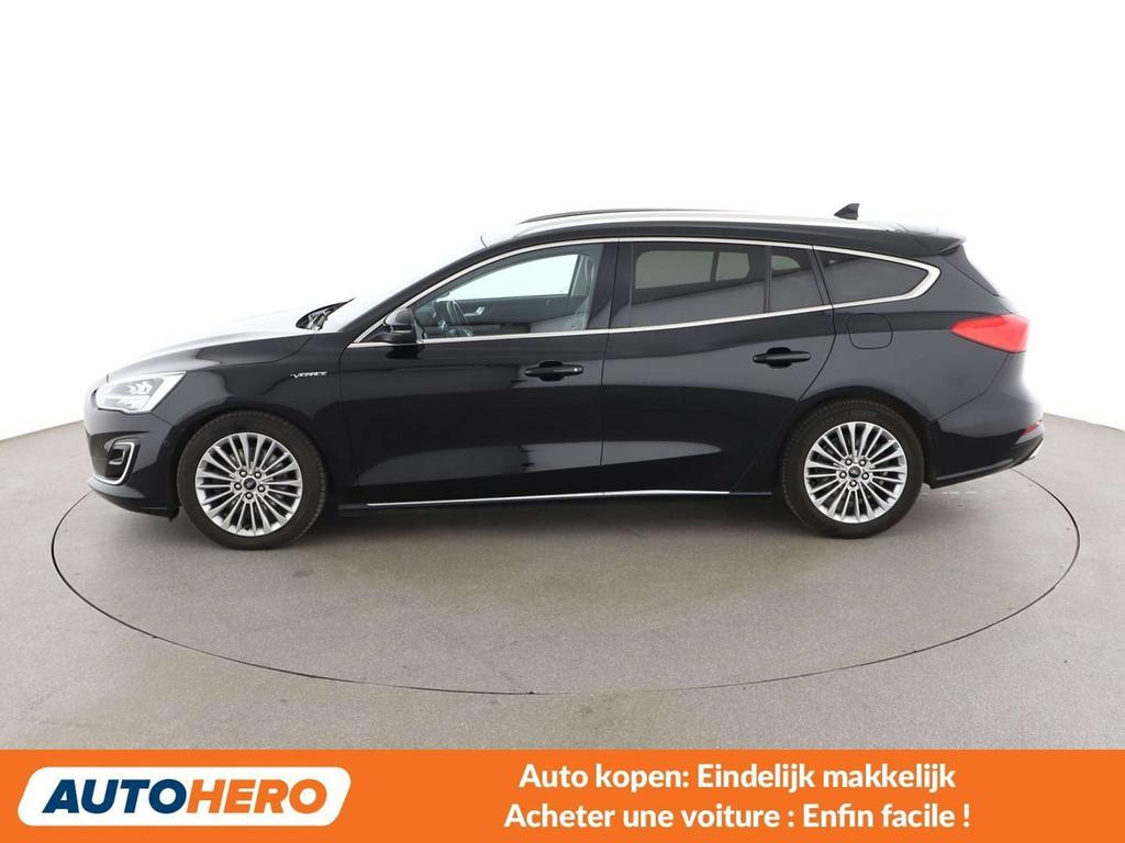 Ford Focus 2.0 TDCi EcoBlue Vignale (bj 2019, automaat), Auto's, Gebruikt, Zwart, 150 pk, Te koop