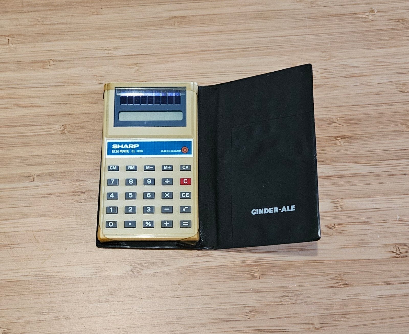 Vintage calculator Sharp EL-325, Ophalen of Verzenden, Zo goed als nieuw