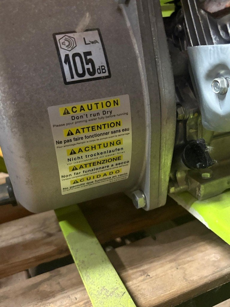 Vuilwaterpomp 56000 liter, Doe-het-zelf en Bouw, Gereedschap | Overige machines, Ophalen, Zo goed als nieuw
