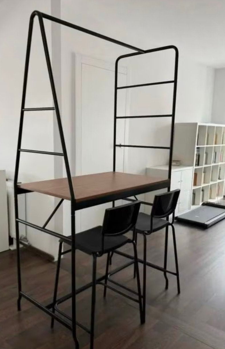 Stijlvolle IKEA Haverud bartafel met 4 krukken, Ophalen