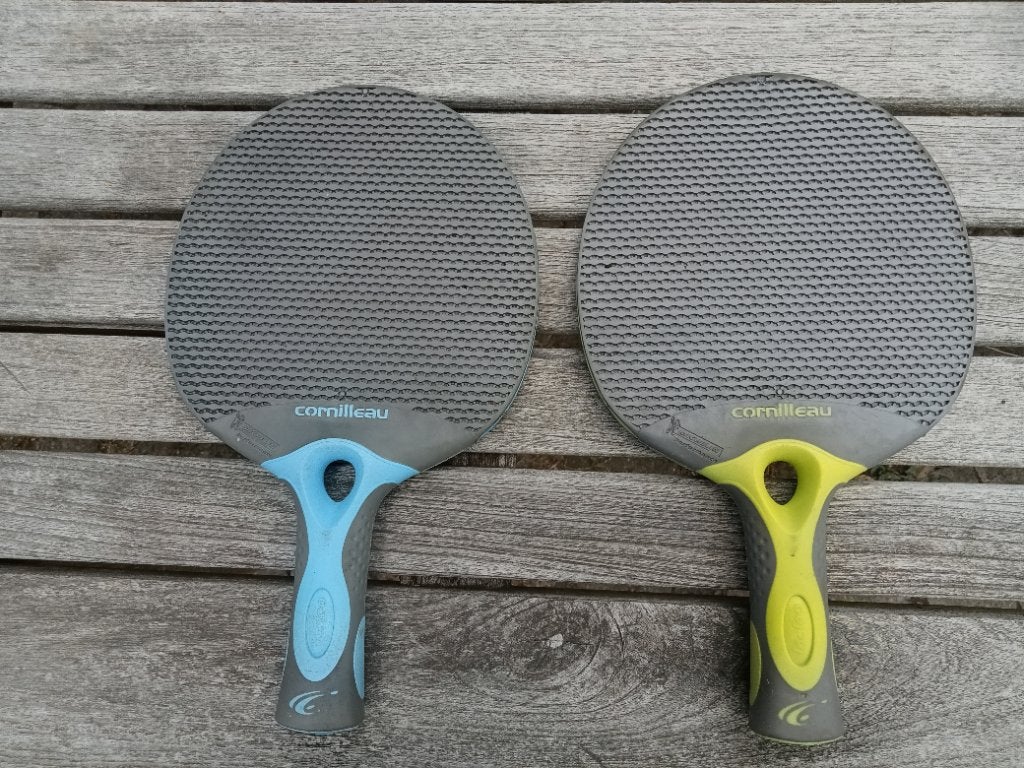 Ping Pong bats, Sport en Fitness, Tafeltennis, Ophalen of Verzenden, Zo goed als nieuw, Tafel Outdoor