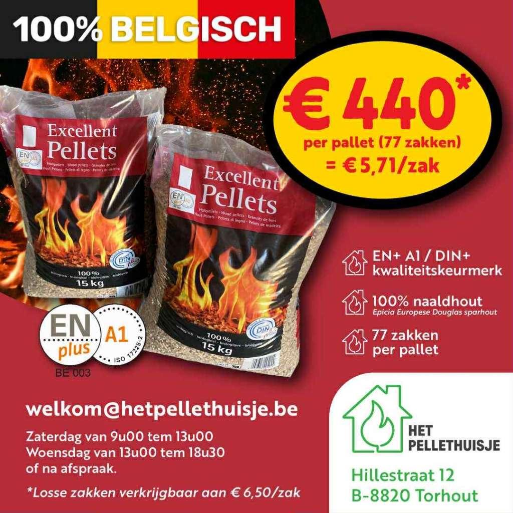 Excellent HoutPellets, Ophalen, Nieuw