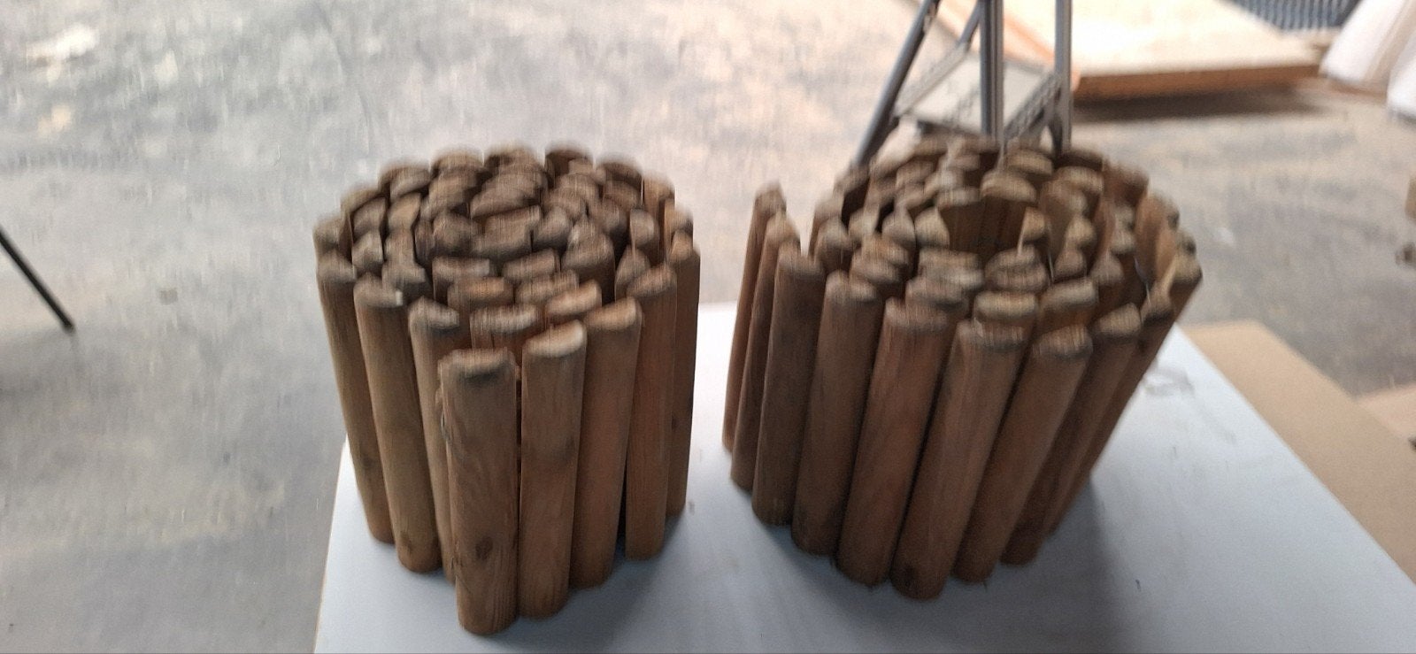 2 borderrollen te koop., Ophalen, Zo goed als nieuw, Hout, Border