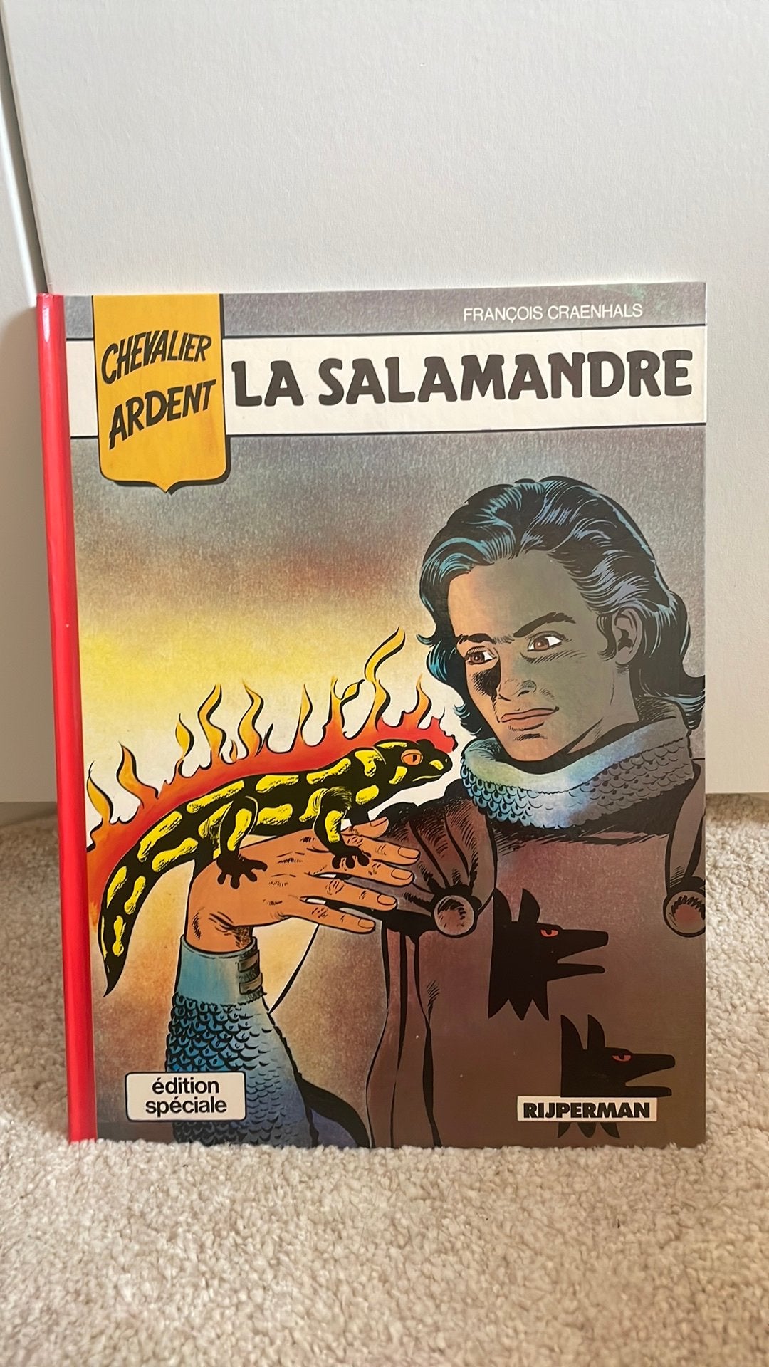 Chevalier Ardent la salamandre édition Rijperman, Enlèvement, Comme neuf