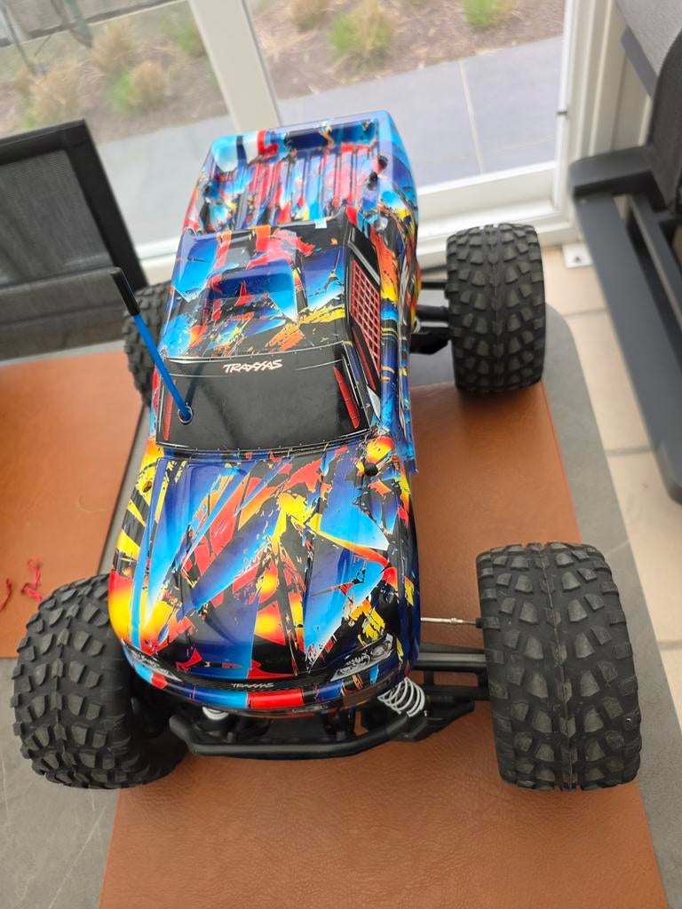 Traxxas Stampede 4x4 3S brushless conversion RC car, Échelle 1:10, Voiture off road, Comme neuf, Enlèvement