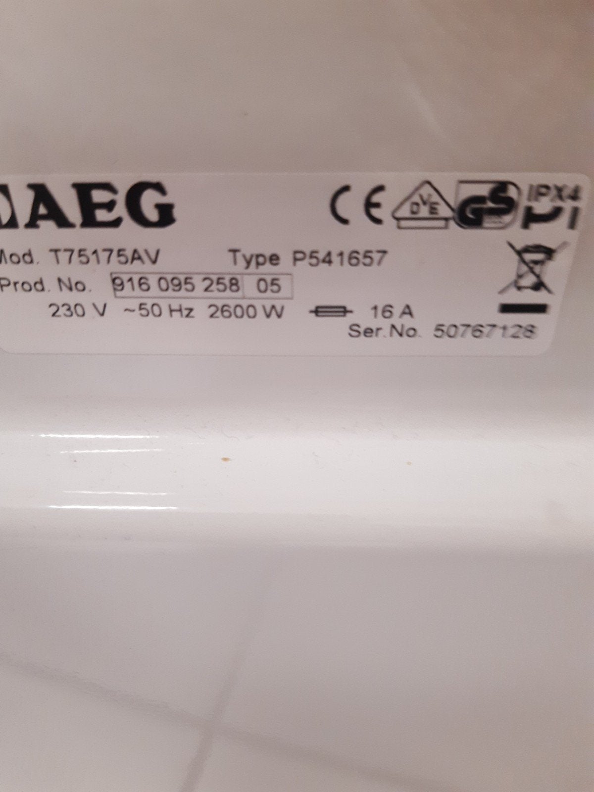 Droogkast AEG, Electroménager, Sèche-linge, 6 à 8 kg, Chargeur frontal, Enlèvement, Utilisé