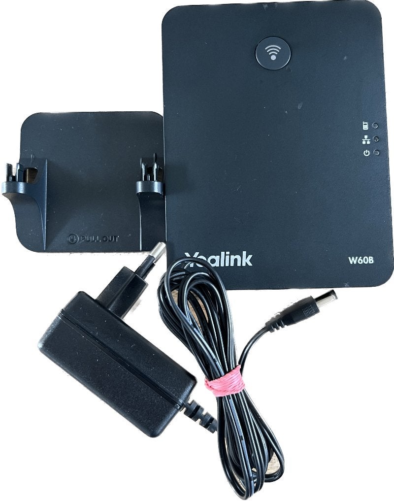 ☎️ Yealink SIP-W60B Dect Base SIP W60B W60 PSU EU ☎️, Télécoms, Enlèvement ou Envoi, Comme neuf, 4 combinés ou plus