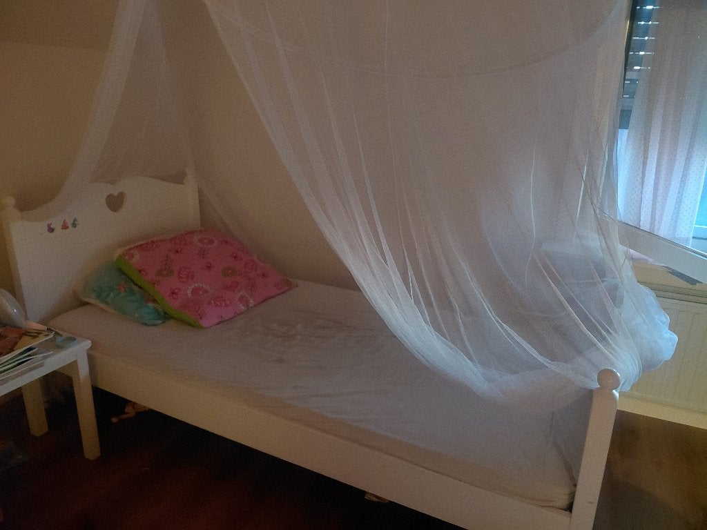 Kinderbed, Kinderen en Baby's, Kinderkamer | Bedden, 85 tot 100 cm, Gebruikt, 180 cm of meer, Ophalen