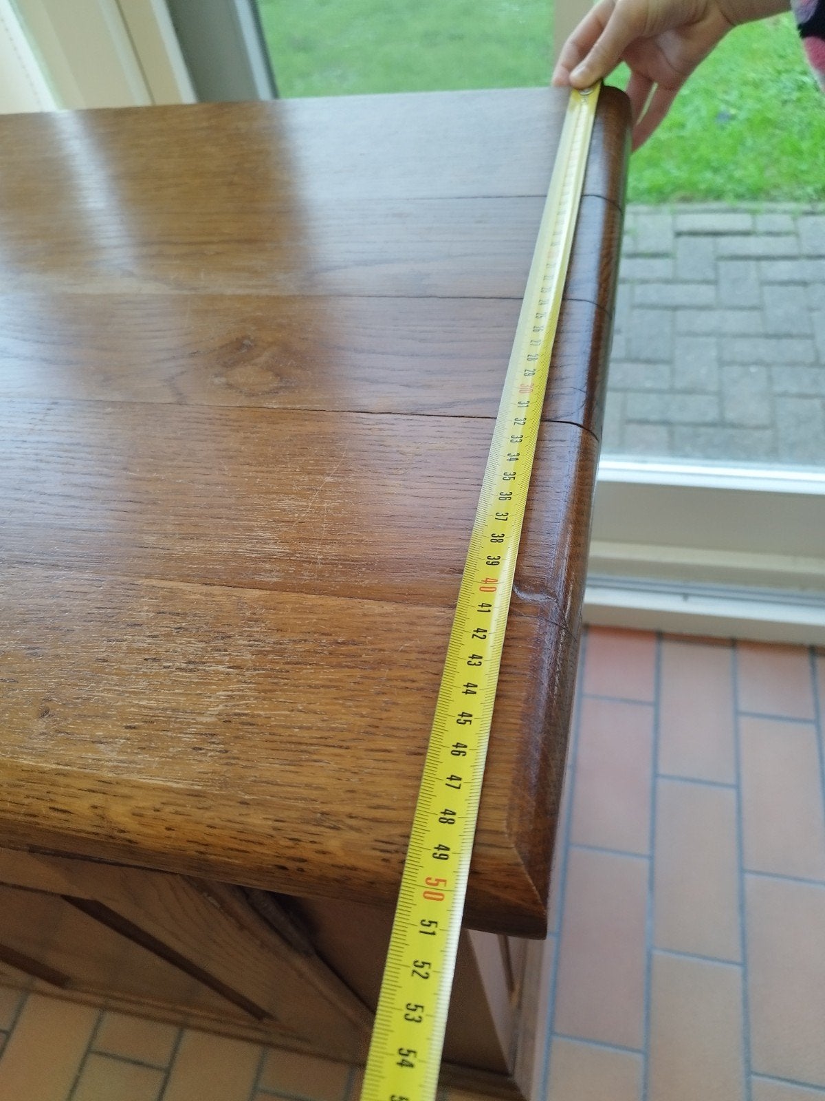 eiken dressoir kast, Ophalen, Eikenhout, 50 tot 100 cm, Gebruikt