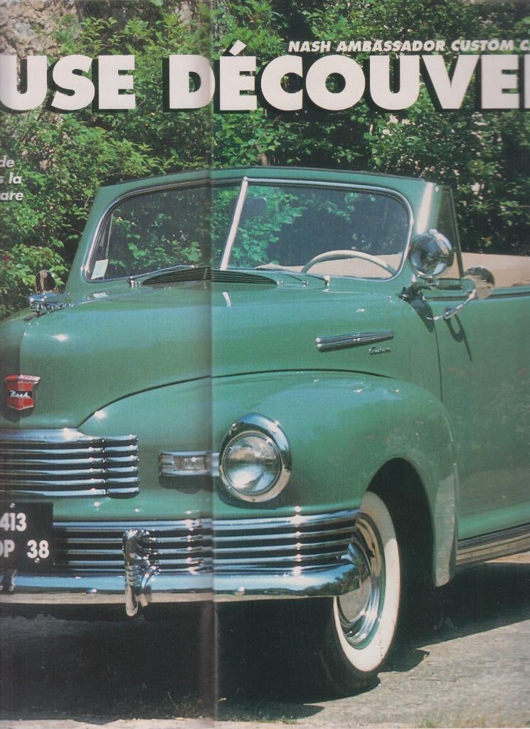 1948 Nash Ambassador Cabriolet voiture de collection, Verzenden, Gelezen