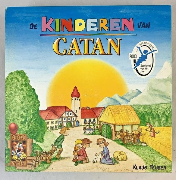 De kinderen van Catan Bordspel 999 Games kinderspel compleet, Hobby en Vrije tijd, Een of twee spelers, Verzenden, Zo goed als nieuw