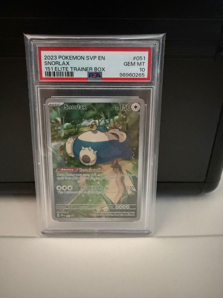 Snorlax SVP 051 PSA 10, Ophalen of Verzenden, Nieuw