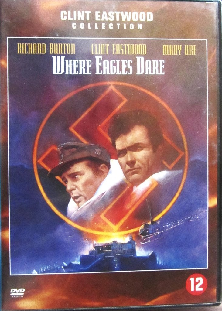 DVD OORLOG-WHERE EAGLES DARE -RICHARD BURTON- CLINT EASTWOOD, Alle leeftijden, Nederlands, Ophalen of Verzenden, Oorlog