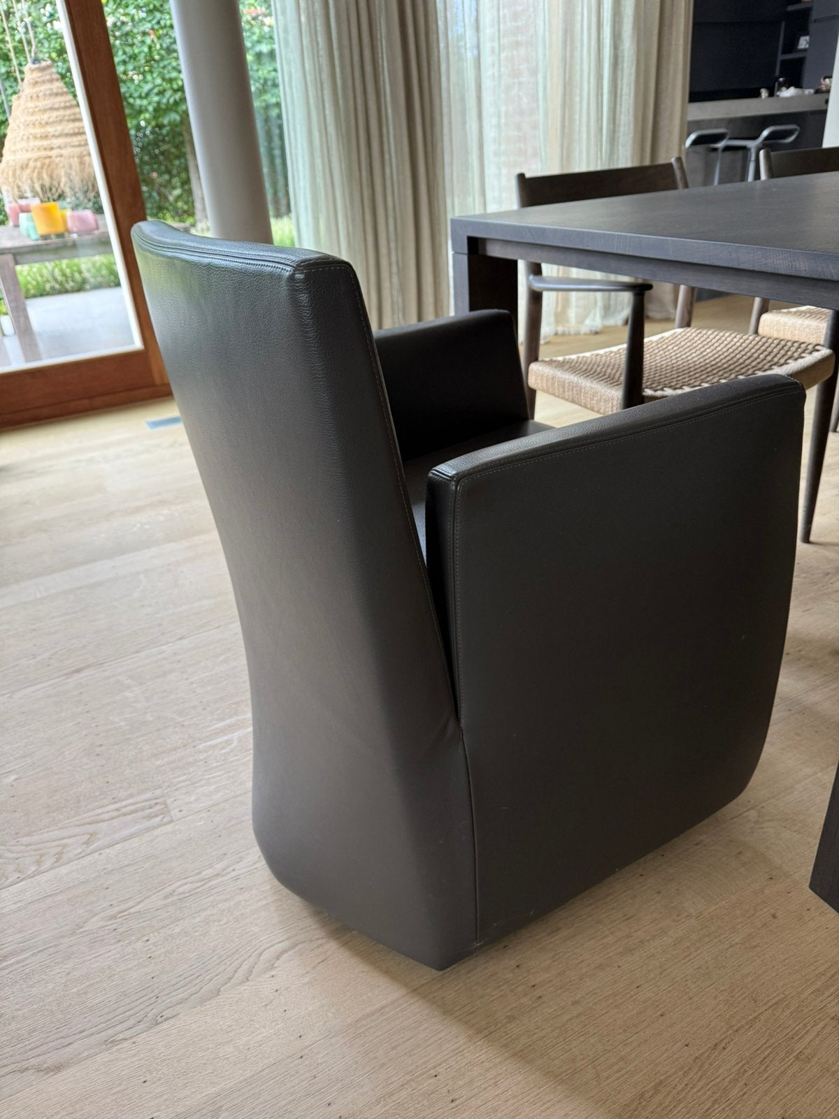 Stoelen Baleri Italia 6 stuks, Huis en Inrichting, Stoelen, Ophalen, Gebruikt, Leer, Tijdloos